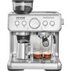 VEVOR Espresso Machine with Grinder, 15 Bar Semi-Automatic Espresso Coffee Maker with Milk Frother Steam Wand