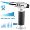 Culinary Butane Torch Chef Kitchen Cooking Blow Torch Lighter Refillable Adjustable Flame with Safety Lock