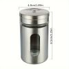 12pc Stainless Steel & Glass Spice Shakers - Premium Kitchen Essentials for Salt, Pepper & MSG, Modern Design for Indoor BBQs & Picnics