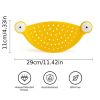 1pc Pasta Strainer - Cute Monster Eye Design - BPA Free Food Strainer For Kitchen - Noodle And Pot Strainer Kitchen Accessory Gift